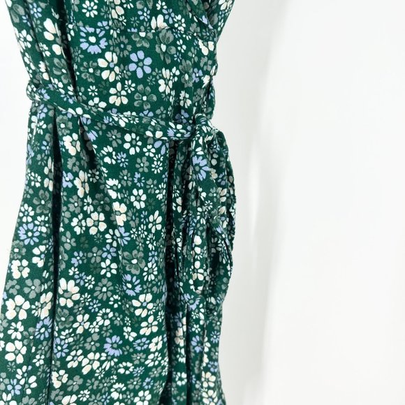 Reformation Kathy Floral Wrap Mini Dress in Saskia - Picture 5 of 6